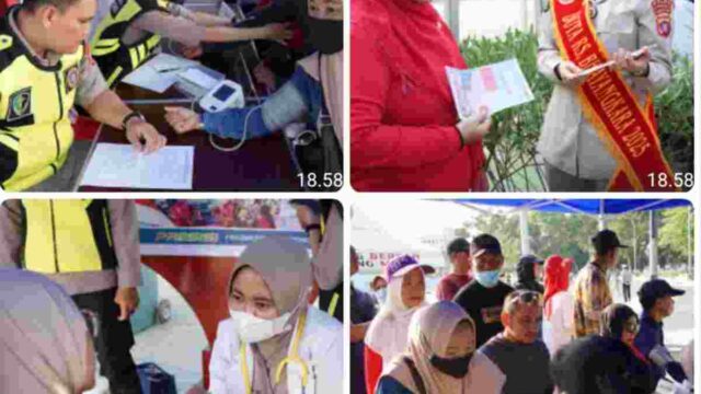 Sambut HUT RI ke-81, Rumkit Bhayangkara Polda Kalteng Hadirkan Layanan Kesehatan Gratis bagi Masyarakat di CFD