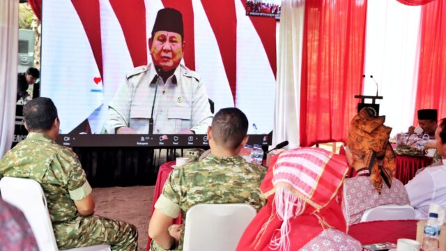 Bupati Simalungun Bersama Forkopimda Hadiri Peresmian Jembatan Garuda dan Air Bersih oleh Presiden RI