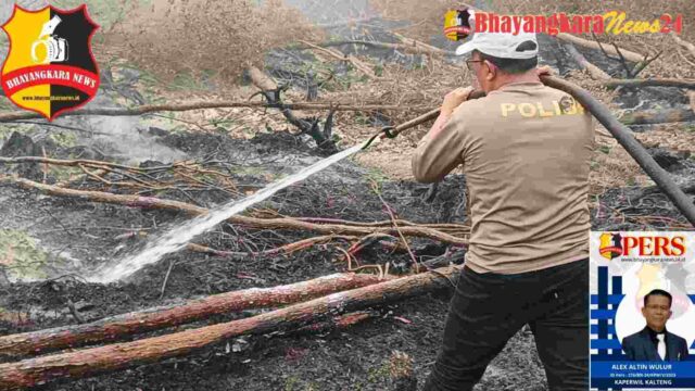 Inovasi Cairan Pemadam Shabodama, Terobosan Personel Polda Kalteng Atasi Karhutla di Lahan Gambut