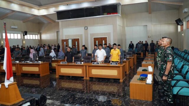 Rapat Paripurna ke-17 DPRD”Penyampaian Nota Pengantar Bupati atas Rancangan Peraturan Daerah tentang Perubahan (APBD) Tahun Anggaran 2026