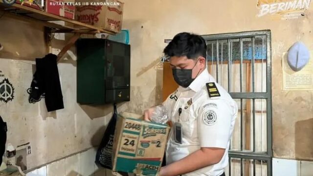 SATU HARI, DUA AKSI! RUTAN KANDANGAN JAGA KESEHATAN SEKALIGUS PERKETAT KEAMANAN