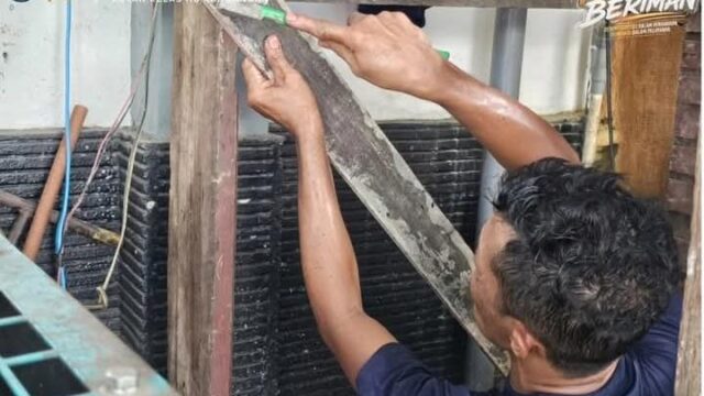 Rutan Kandangan Asah Keterampilan Warga Binaan, Dudukan Toren Air Jadi Media Belajar Kemandirian
