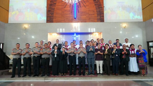 Minggu Kasih di Gereja HKBP Sudirman, Kapolda Sumut Ajak Masyarakat Perangi Narkoba dan Jaga Kamtibmas