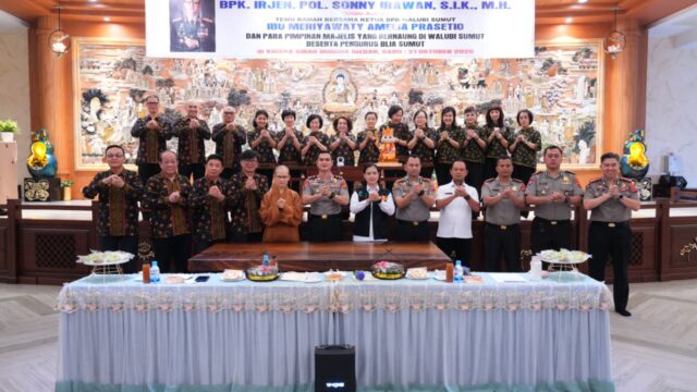 Perkuat Toleransi dan Persatuan, Kapolda Sumut Jalin Silaturahmi dengan WALUBI
