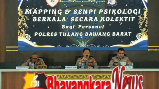 Bag Psi Ro SDM Polda Lampung Gelar Mapping Psikologi Berkala di Polres Tulang Bawang Barat